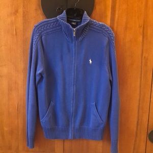 RALPH LAUREN SPORT ZIP SWEATER